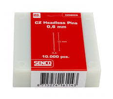 Senco viimeistelynaula 0,6 mm x 12 mm kirkas 0° (laatikko 10 000 kpl)