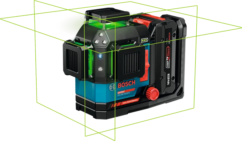 Bosch ristjoonlaser EXPERT EXLL18V-120-33CG L-Boxx soolo