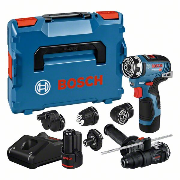 Akukruvikeeraja Bosch GSR 12V-35 FC TÄYSSARJA